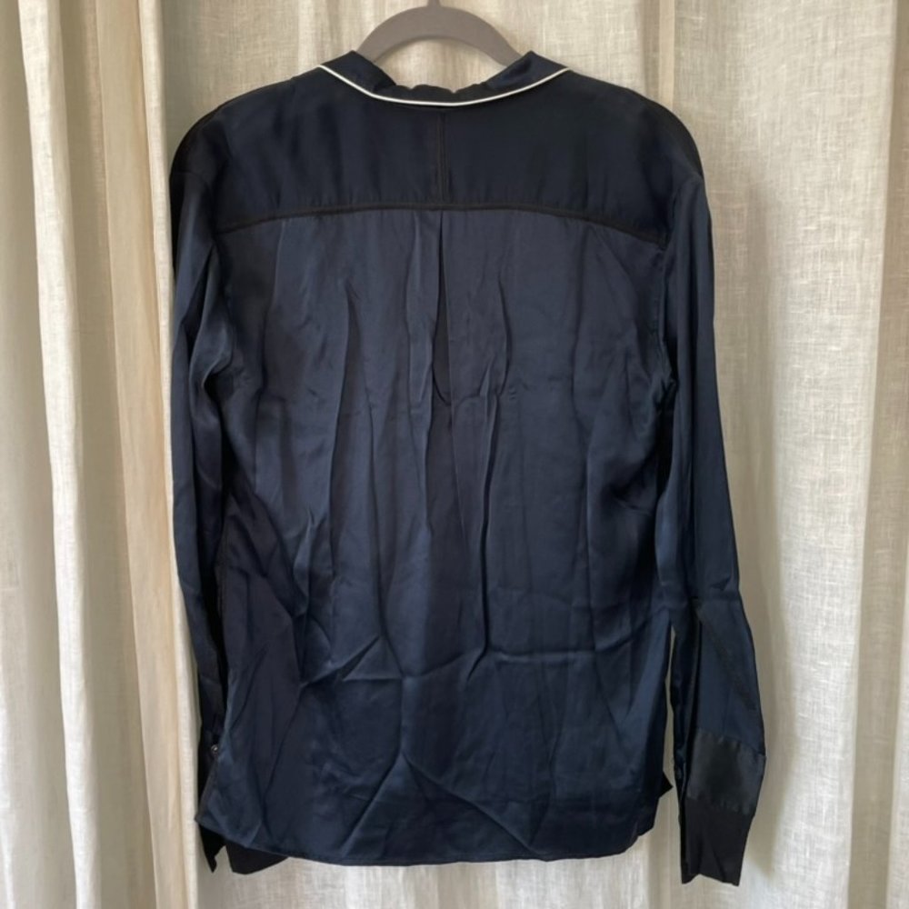 Rag & Bone Pajama Silk Top - Picture 4 of 4